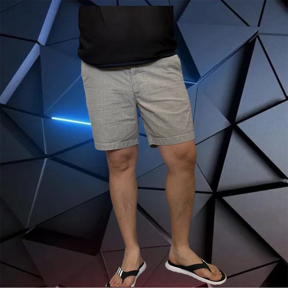 Hollister Gray Relaxed Fit Shorts